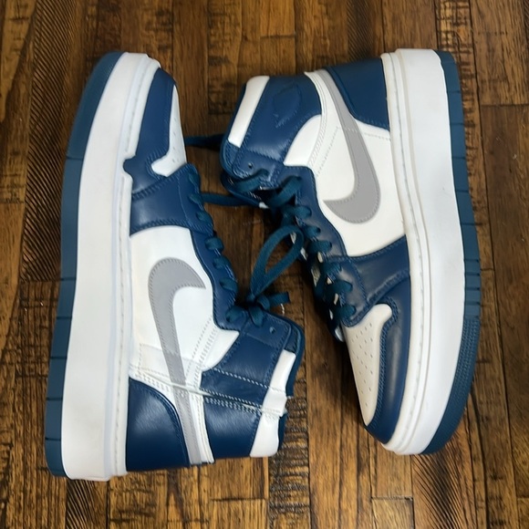 Nike Air Jordan 1 Elevate high sneakers in gray and blue sz 11 New with tags - Picture 15 of 16